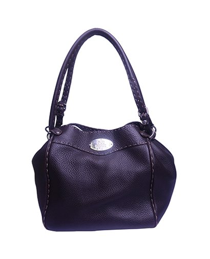 Selleria Hobo, £225, Handbags, Brown, Leather, Front view